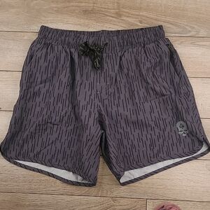 ZERO FOXTROT Grey Striped Military Medium 7" Mens‎ Athletic Workout Shorts NWOT